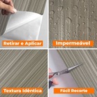 Papel De Parede Adesivo Lavavel Com Textura Madeira Imbuia Br