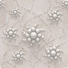 Papel De Parede Adesivo Lavável Conchas Redondas 15m