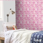 Papel De Parede Adesivo Lavável Corações 12m