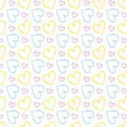 Papel De Parede Adesivo Lavável Corações Coloridos 6m