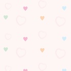 Papel De Parede Adesivo Lavável Coraçoes Pequenos 15m