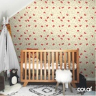 Papel De Parede Adesivo Lavável Corações Pontilhados 9m