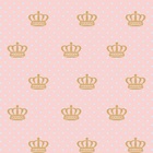 Papel De Parede Adesivo Lavável Coroa Com Fundo Rosê 9m