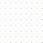 Papel De Parede Adesivo Lavável Coroa Príncipe 6m