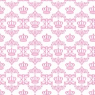 Papel De Parede Adesivo Lavável Coroas Rosê 18m