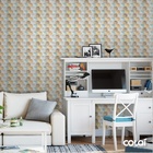 Papel De Parede Adesivo Lavável Cubos Coloridos 3d 6m