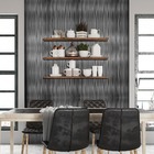 Papel De Parede Adesivo Lavavel Decor Onda Cinza Metalico