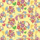 Papel De Parede Adesivo Lavável Desenhos De Flores 12m