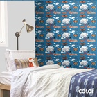 Papel De Parede Adesivo Lavável Desenhos Explosivos 15m