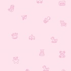 Papel De Parede Adesivo Lavável Desenhos Infantil Rosa 9m