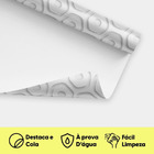 Papel De Parede Adesivo Lavável Efeito 3d Pentágono Sala 3m