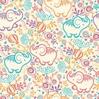 Papel De Parede Adesivo Lavável Elefantes 6m