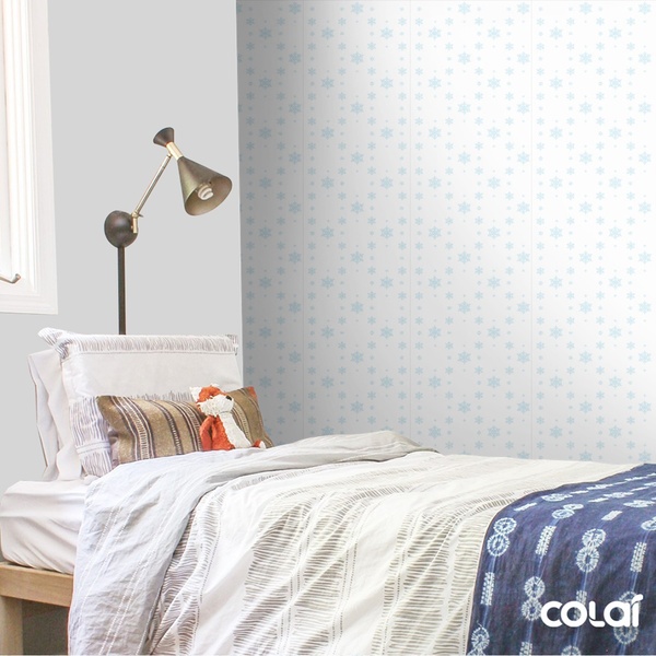 Papel De Parede Adesivo Lavável Estrelas 15m