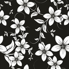 Papel De Parede Adesivo Lavável Flores Brancas 18m