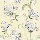 Papel De Parede Adesivo Lavável Flores Caricatas 12m