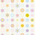 Papel De Parede Adesivo Lavável Flores Coloridas 15m