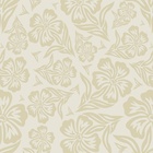 Papel De Parede Adesivo Lavável Flores Em Bege Claro 12m