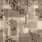 Papel De Parede Adesivo Lavável Folhas No Tecido 18m