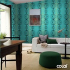 Papel De Parede Adesivo Lavável Gaiolas Circulares 15m