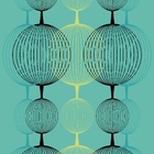 Papel De Parede Adesivo Lavável Gaiolas Circulares 18m