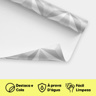 Papel De Parede Adesivo Lavável Geométrico 3d Losango Lindo