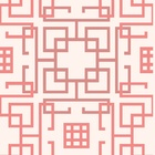 Papel De Parede Adesivo Lavável Labirinto Vermelho 12m