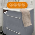 Papel De Parede Adesivo Lavavel Laca Alto Brilho Cinza Azulado