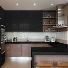 Papel De Parede Adesivo Lavavel Laca Alto Brilho Preto Black