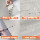 Papel De Parede Adesivo Lavavel Laca Super Brilho E Alta Temp