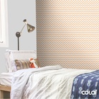 Papel De Parede Adesivo Lavável Laranja Clara 15m