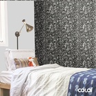 Papel De Parede Adesivo Lavável Letras De Giz 15m