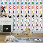 Papel De Parede Adesivo Lavável Letras Divertidas 15m