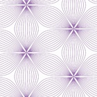 Papel De Parede Adesivo Lavável Lírio Roxo 3m