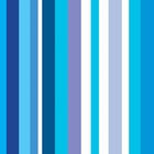 Papel De Parede Adesivo Lavável Listrado Azul E Branco 12m