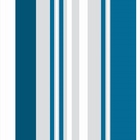 Papel De Parede Adesivo Lavável Listrado Azul Turquesa 12m