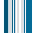 Papel De Parede Adesivo Lavável Listrado Azul Turquesa 9m