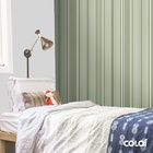 Papel De Parede Adesivo Lavável Listrado Camuflado 12m