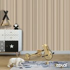 Papel De Parede Adesivo Lavável Listrado Canela 6m