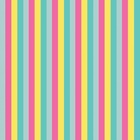 Papel De Parede Adesivo Lavável Listrado Multicor 9m