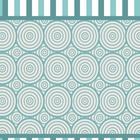 Papel De Parede Adesivo Lavável Listras E Circulos 6m