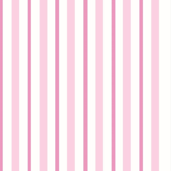 Papel De Parede Adesivo Lavável Listras Rosas 12m