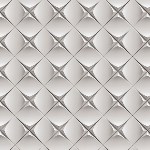 Papel De Parede Adesivo Lavável Losango Cinza 3d 6m