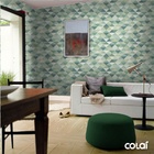 Papel De Parede Adesivo Lavável Losango Degrade 15m