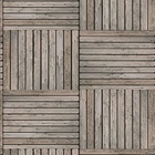 Papel De Parede Adesivo Lavável Madeira De Demolição 18m