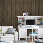 Papel De Parede Adesivo Lavável Madeira Ébano 3m