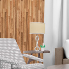 Papel De Parede Adesivo Lavável Madeira Freijó 18m