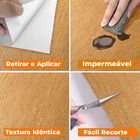 Papel De Parede Adesivo Lavavel Madeira Freijó Cerejeira 500x