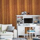 Papel De Parede Adesivo Lavável Madeira Peroba Mica 3m