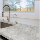 Papel De Parede Adesivo Lavavel Marmore Botticino Cinza