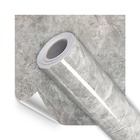 Papel De Parede Adesivo Lavavel Marmore Botticino Cinza Grungy